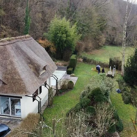 Chaumiere Normande Avec Piscine Naturelle