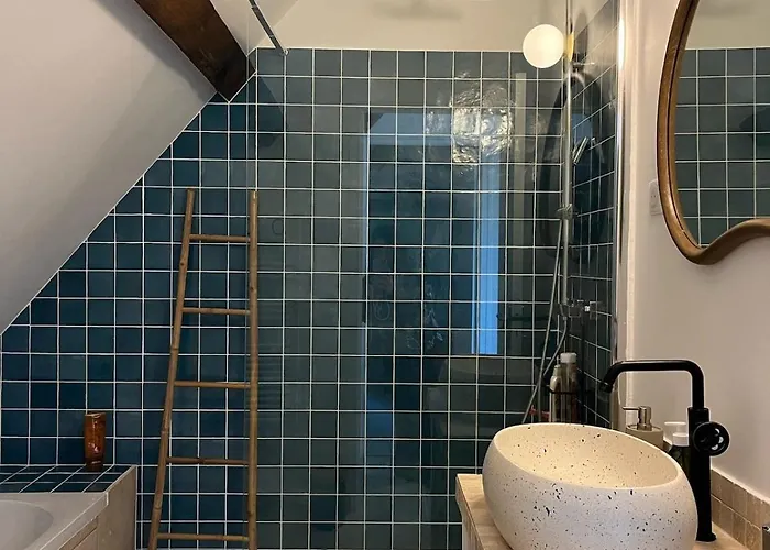 Chaumiere Normande Avec Piscine Naturelle * Saint-Martin-Saint-Firmin